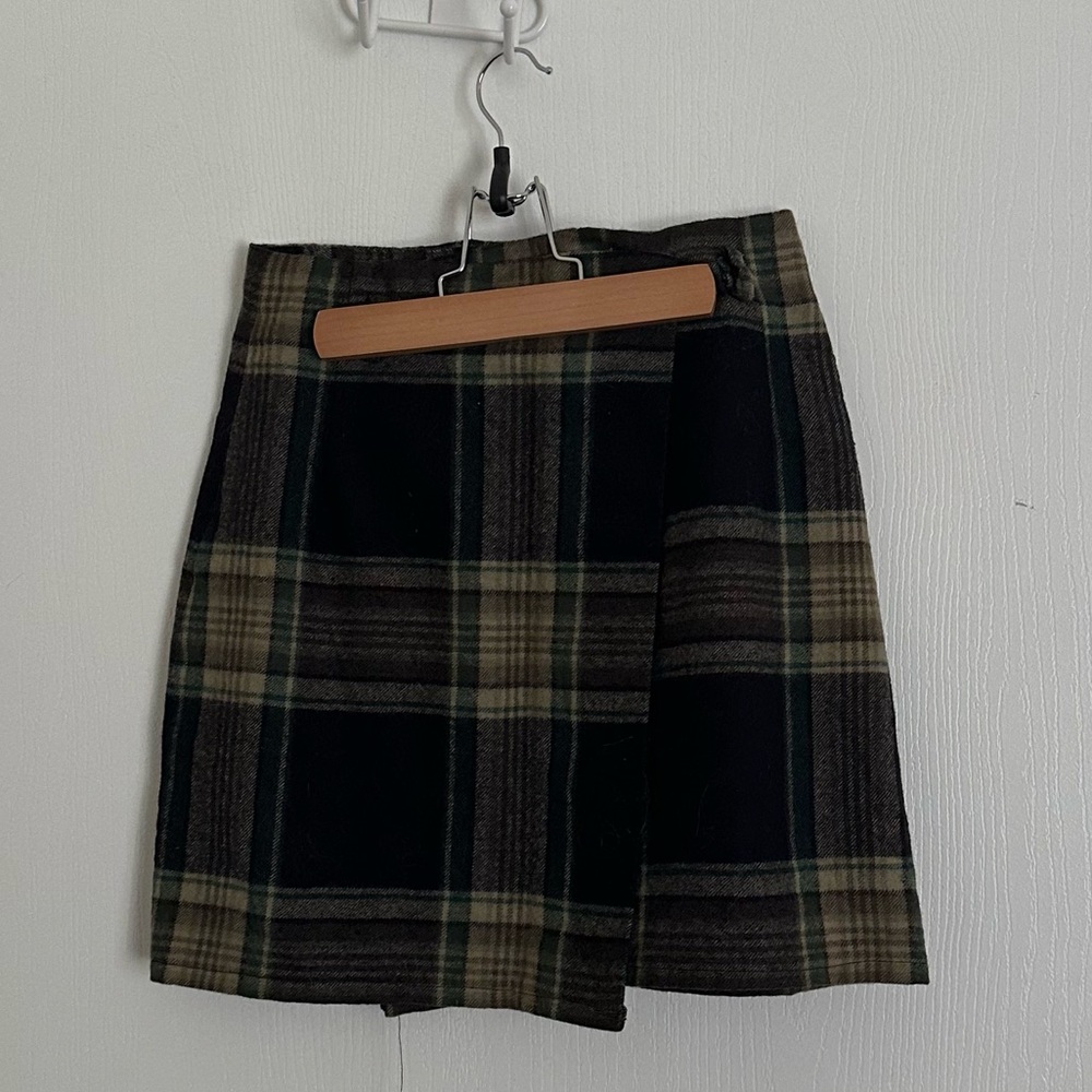 Eddie Baur 100% Wool Mini Skirt